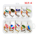 Metal Spoon Spinner Fishing Lure 16pcs Set Spoonbait