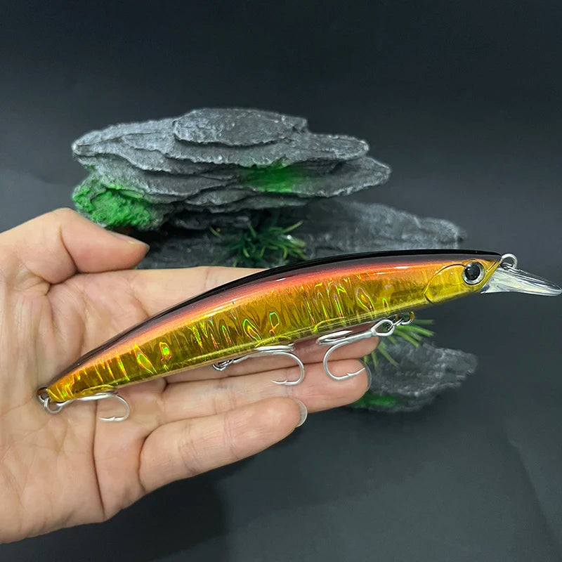 130mm Floating Minnow Artificial Hard Baits Trolling