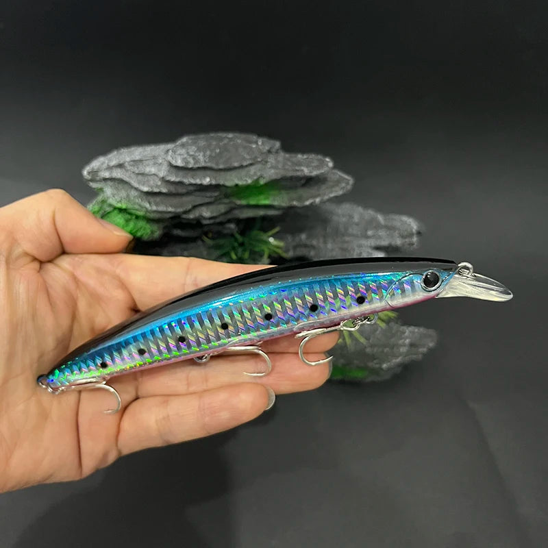 130mm Floating Minnow Artificial Hard Baits Trolling
