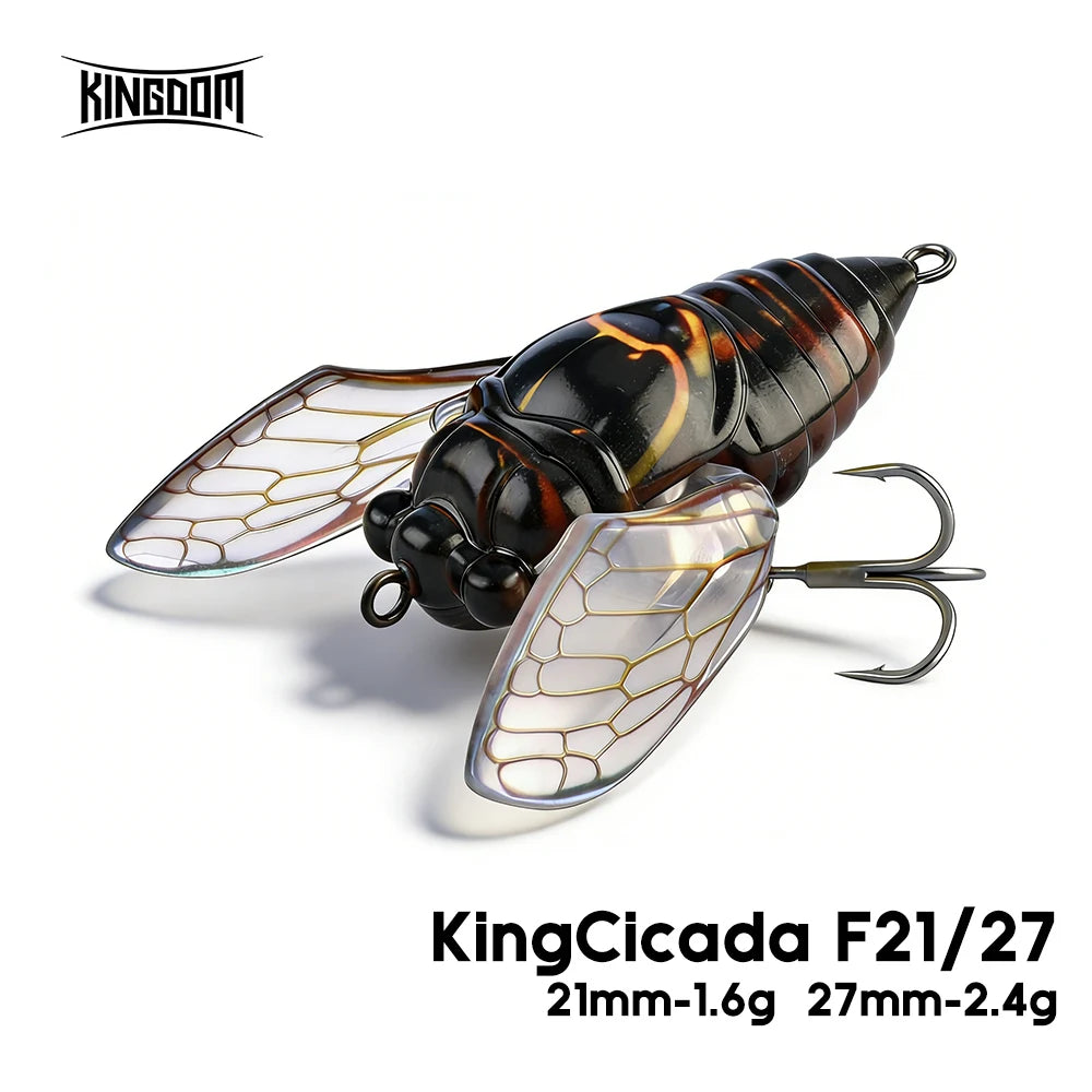 Kingdom 2026 New Cicada Topwater Lure With Wings