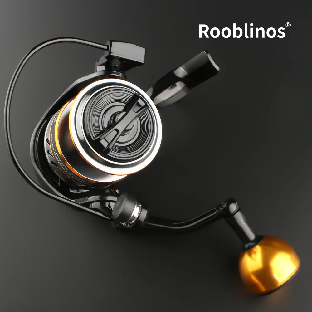 BLUE WATER professional Spinning Reel 5.2:1 Gear Ratio 22lb Max Drag Metal Bearings Smooth Fishing Reel for Freshwater Saltwater
