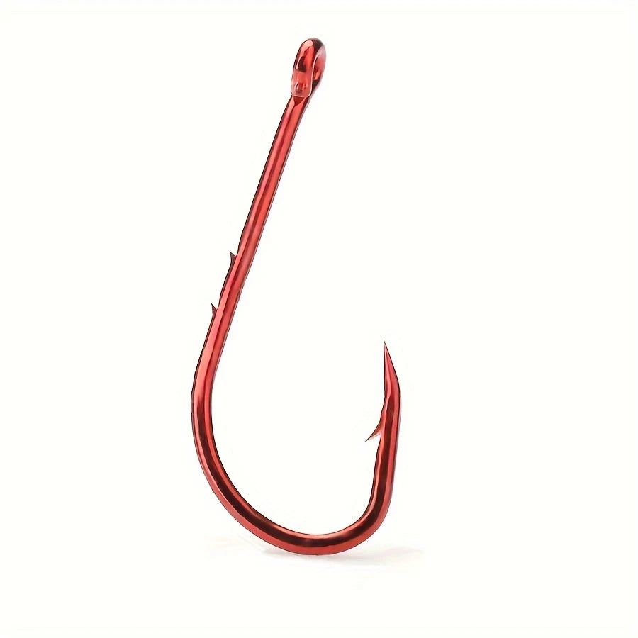 professional red fishing hook