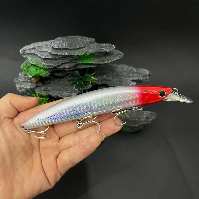130mm Floating Minnow Artificial Hard Baits Trolling