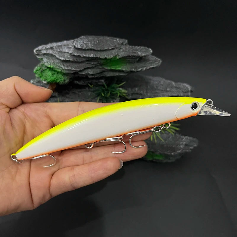 130mm Floating Minnow Artificial Hard Baits Trolling