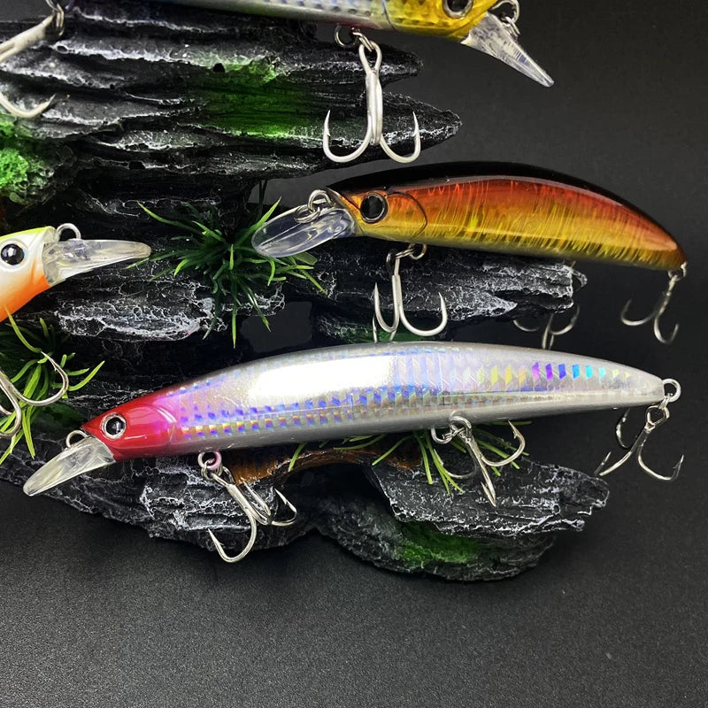 130mm Floating Minnow Artificial Hard Baits Trolling