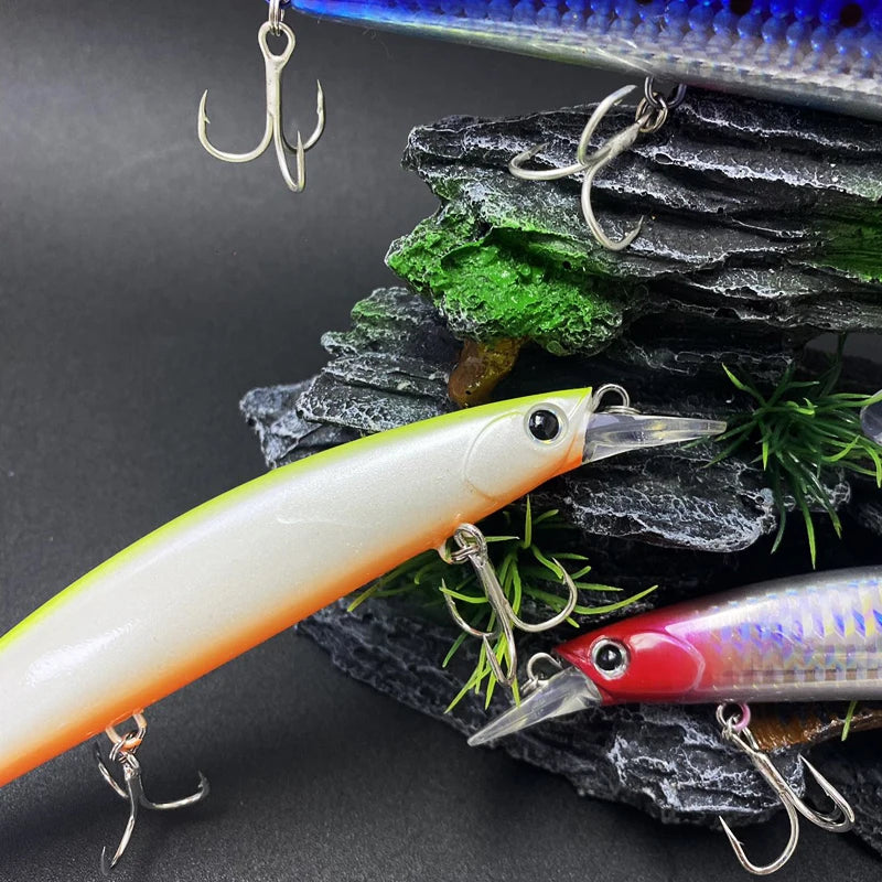 130mm Floating Minnow Artificial Hard Baits Trolling