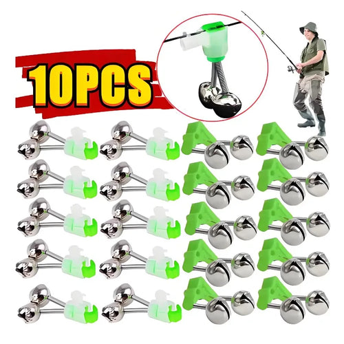 10pcs Clip Buckle Fish Bell professional Fishing