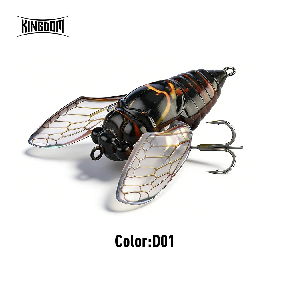 Kingdom 2026 New Cicada Topwater Lure With Wings