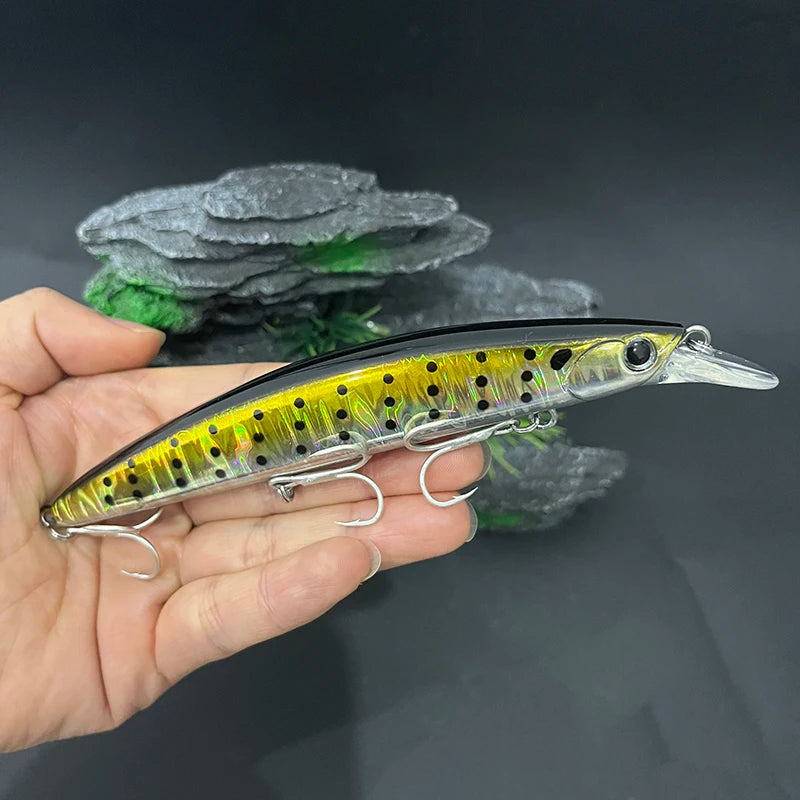 130mm Floating Minnow Artificial Hard Baits Trolling
