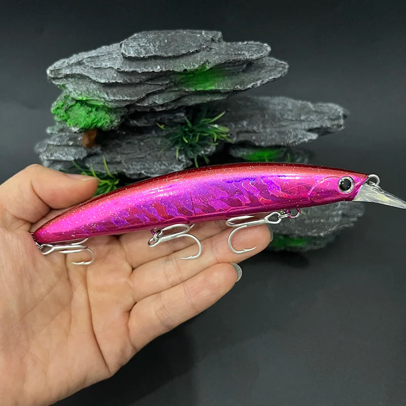 130mm Floating Minnow Artificial Hard Baits Trolling