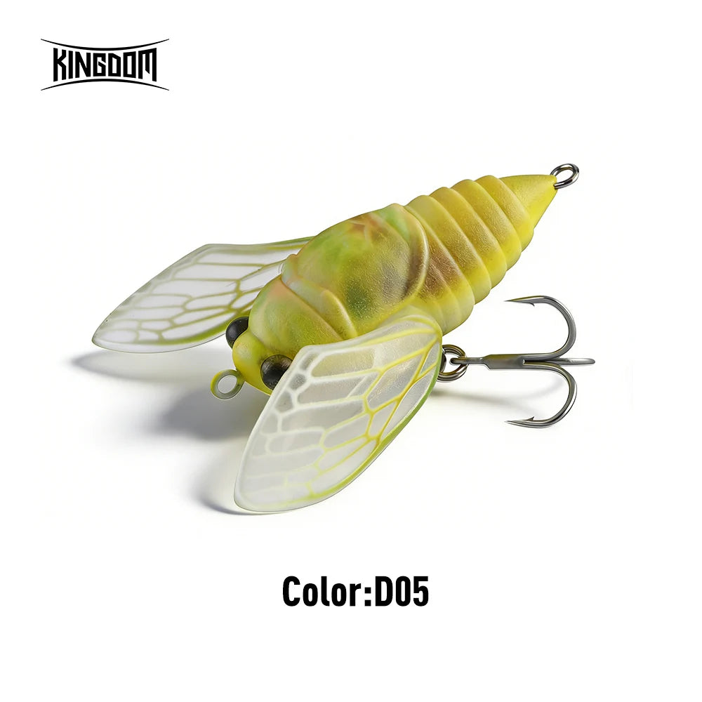 Kingdom 2026 New Cicada Topwater Lure With Wings